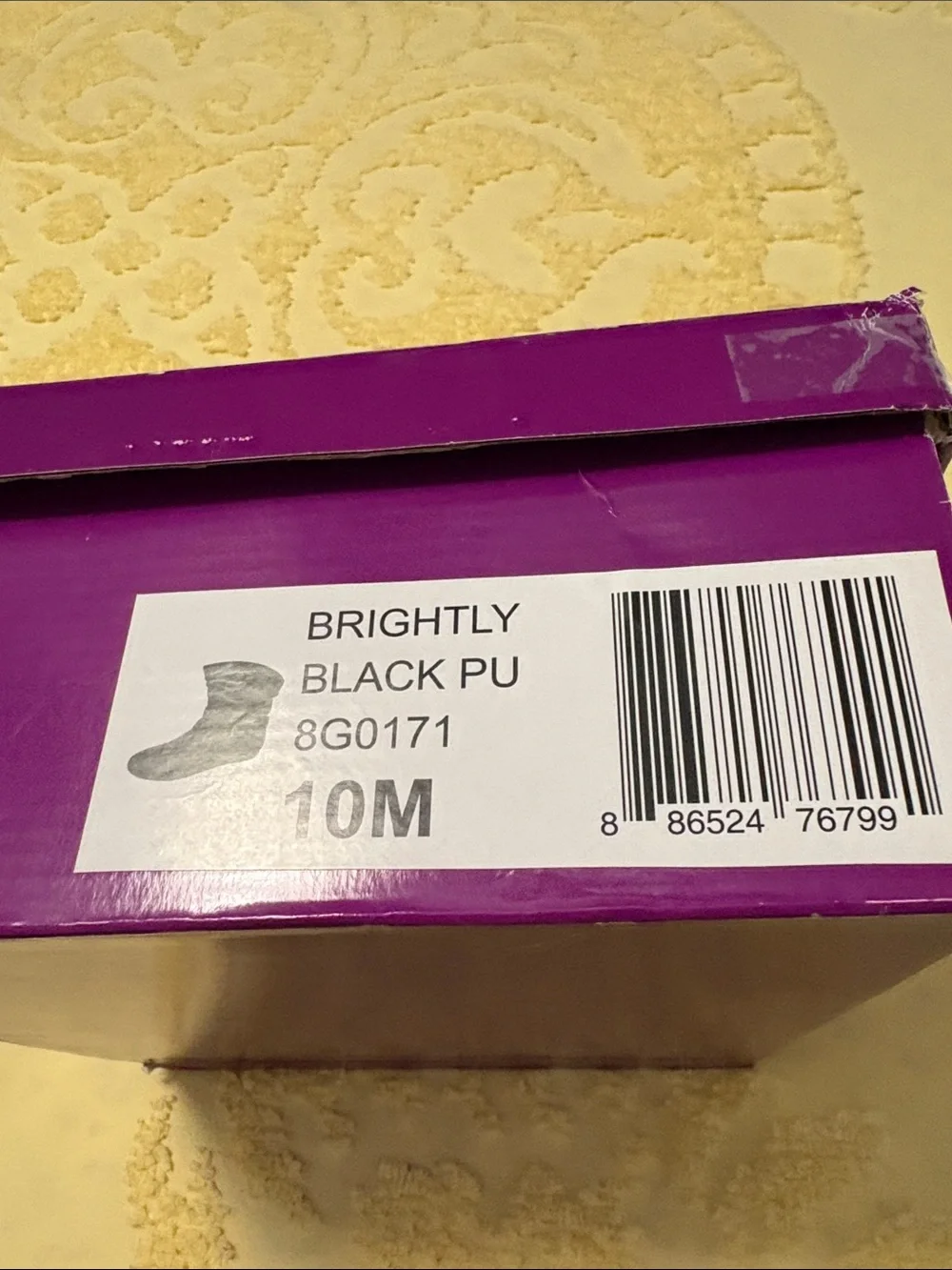 Women’s Black Ankle Boots with Wrap Strap Size 10M - slight ware on back of boot
